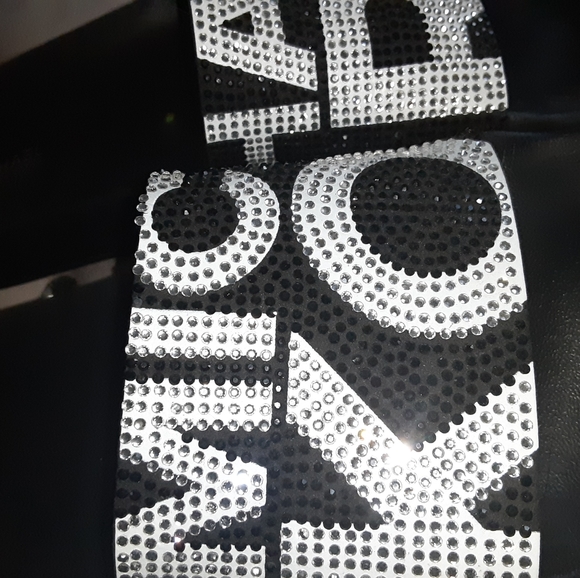 mk gilmore crystal embellished slide sandal - Picture 3 of 10